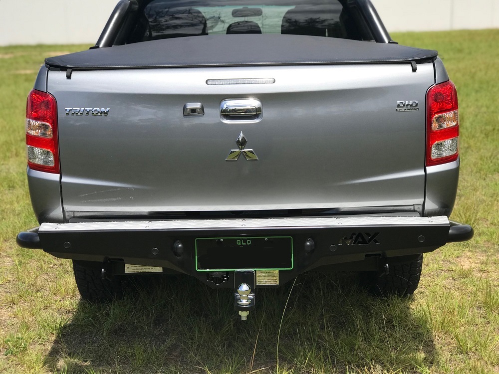 MAX 4X4 REAR STEP TOWBAR TO SUIT MITSBISHI TRITON MQ (2015 ON)