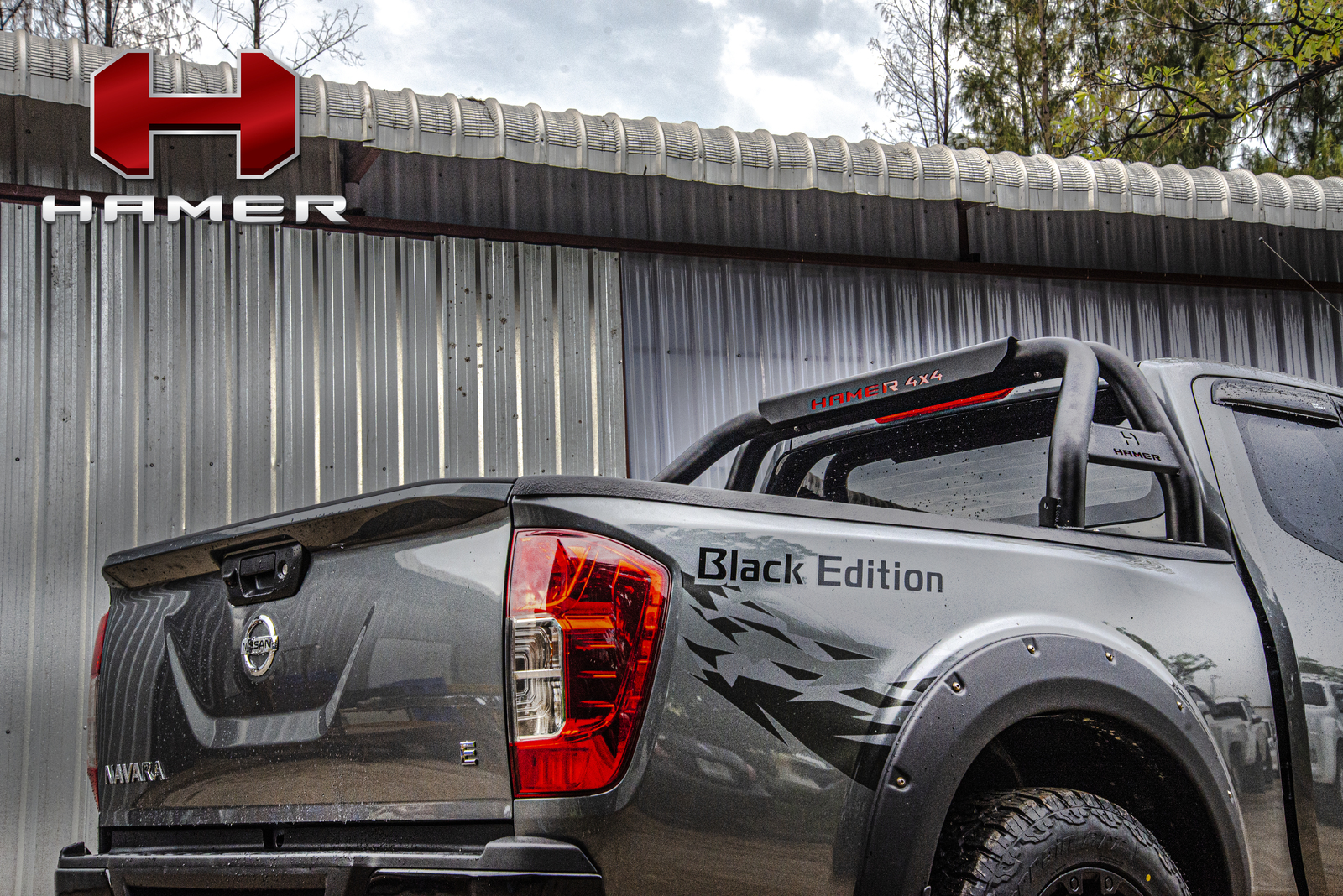 HAMER CLASSIC SERIES SPORTS BAR TO SUIT FORD RANGER & RAPTOR, TOYOTA HILUX, NISSAN NAVARA & MAZDA BT50