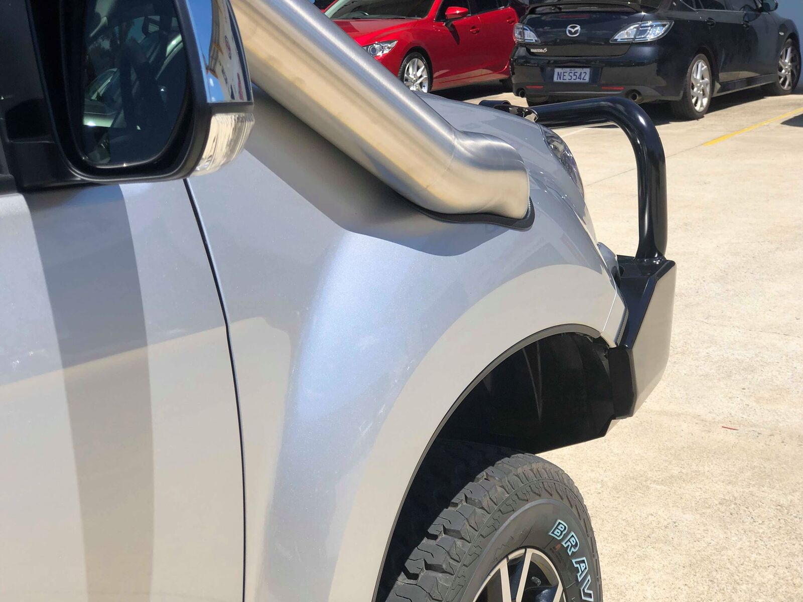 ORC M SPEC BRUSHED STAINLESS SNORKEL - ISUZU DMAX/MUX (MY17) 01/2017