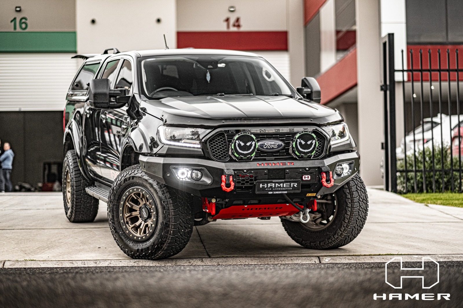 HAMER KING SERIES BULL BAR TO SUIT FORD RANGER PX2 & PX3 (2015-2021)