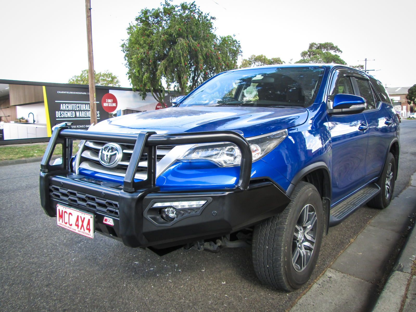MCC PHOENIX A-FRAME BAR W/UBP & FOGS TO SUIT TOYOTA FORTUNER 2016-2020