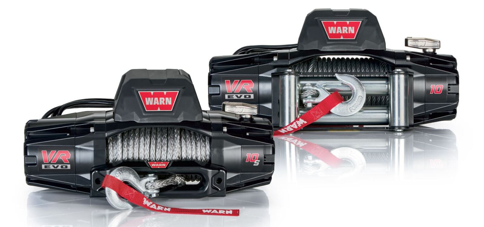 WARN EVO 10-S WINCH - 10,000PD SYNTHETIC ROPE WINCH