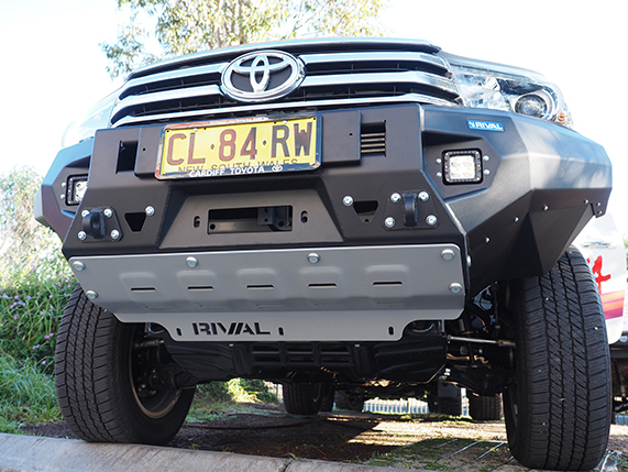 RIVAL ALLOY FRONT BUMPER TO SUIT TOYOTA HILUX REVO (2015-2018)
