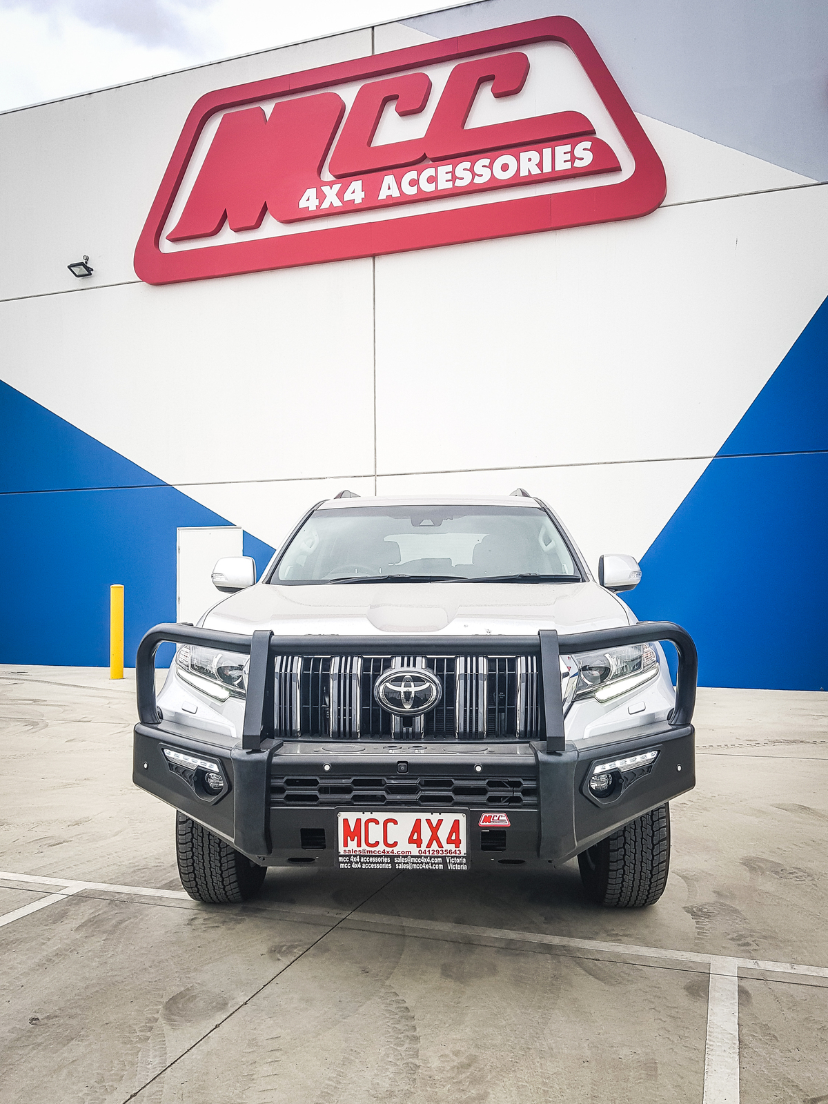 MCC PHOENIX A-FRAME BAR W/ UBP & FOGS TO SUIT TOYOTA LAND CRUISER PRADO 150 SERIES 2018 ON