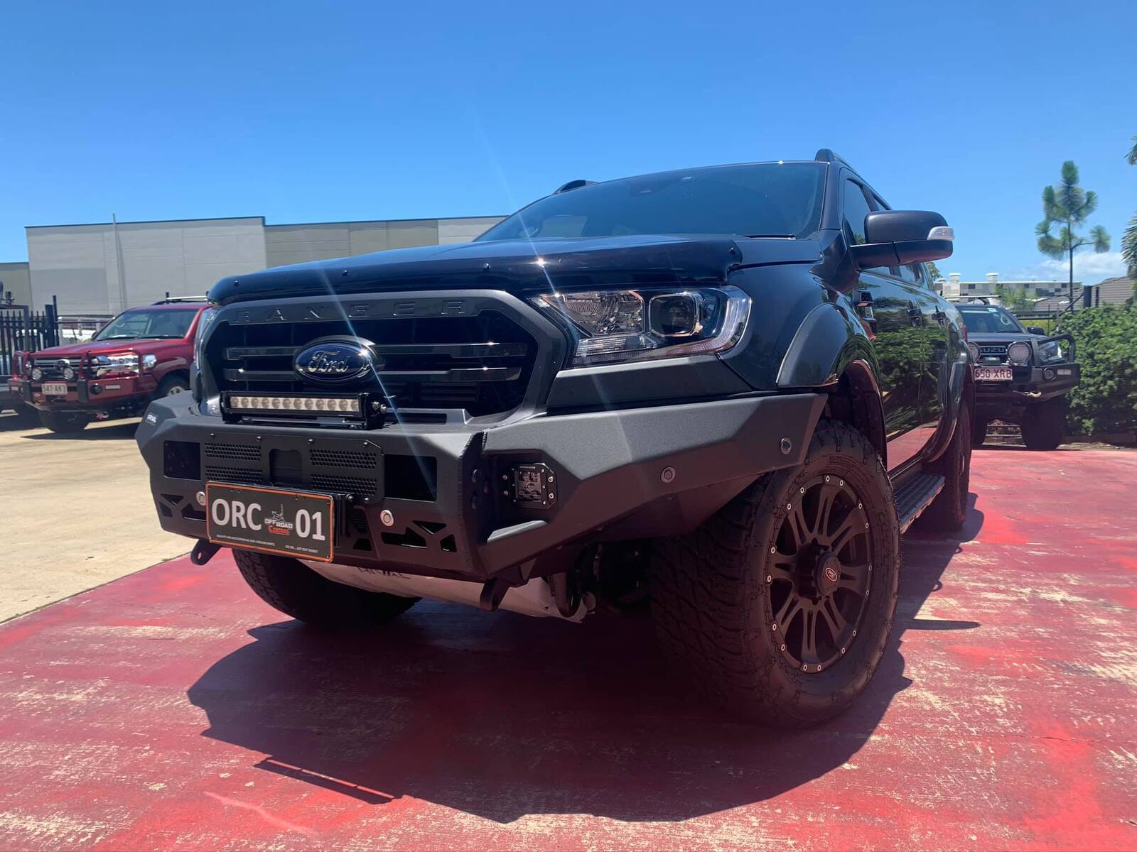 RIVAL ALLOY FRONT BUMPER TO SUIT FORD RANGER PX1, PX2 & PX3