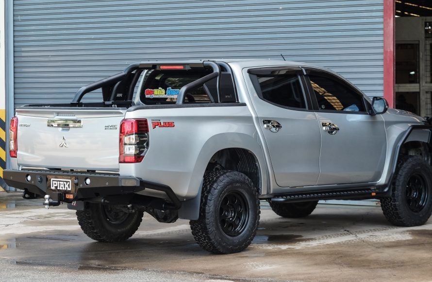 Piak Premium Rear Step Towbar w/ Side Protection To Suit Mitsubishi MR Triton (2019-On)