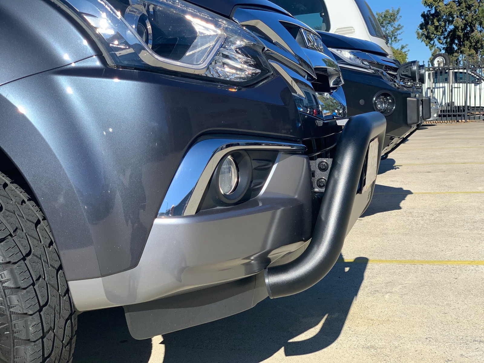 PIAK Premium Matte Black Nudge Bar To Suit Isuzu MU-X (2017-On)