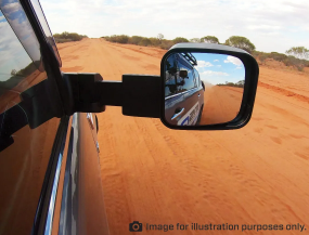 MSA Towing Mirrors (Electric, Black) To Suit Amarok (2009-On)