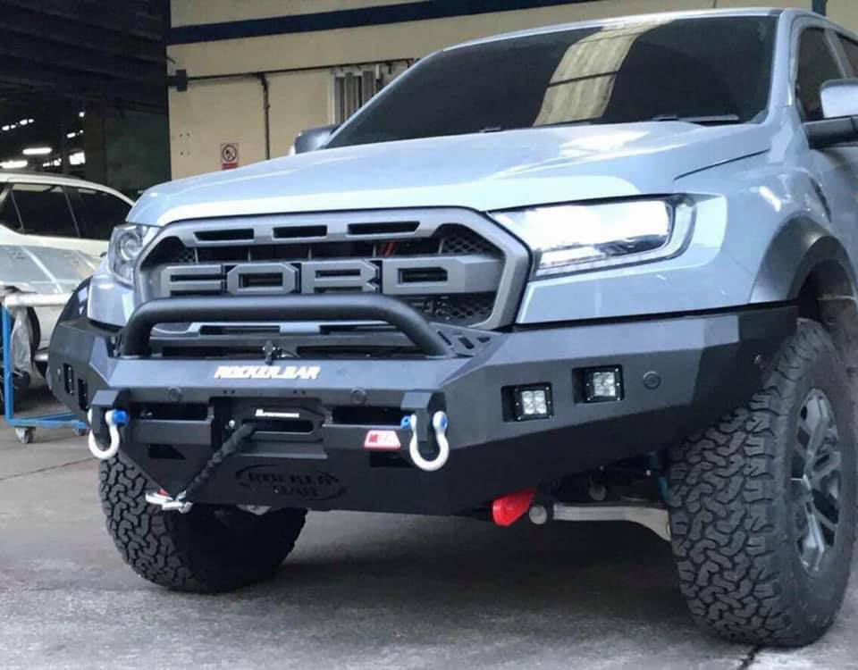 MCC ROCKER FRONT BARS W/ FOGS & UBP - FORD RAPTOR 07/18 ON