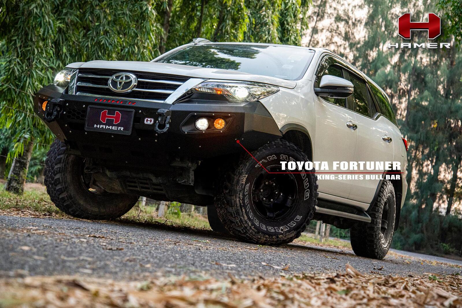 HAMER KING SERIES BULL BAR TO SUIT TOYOTA FORTUNER (2015-2020)
