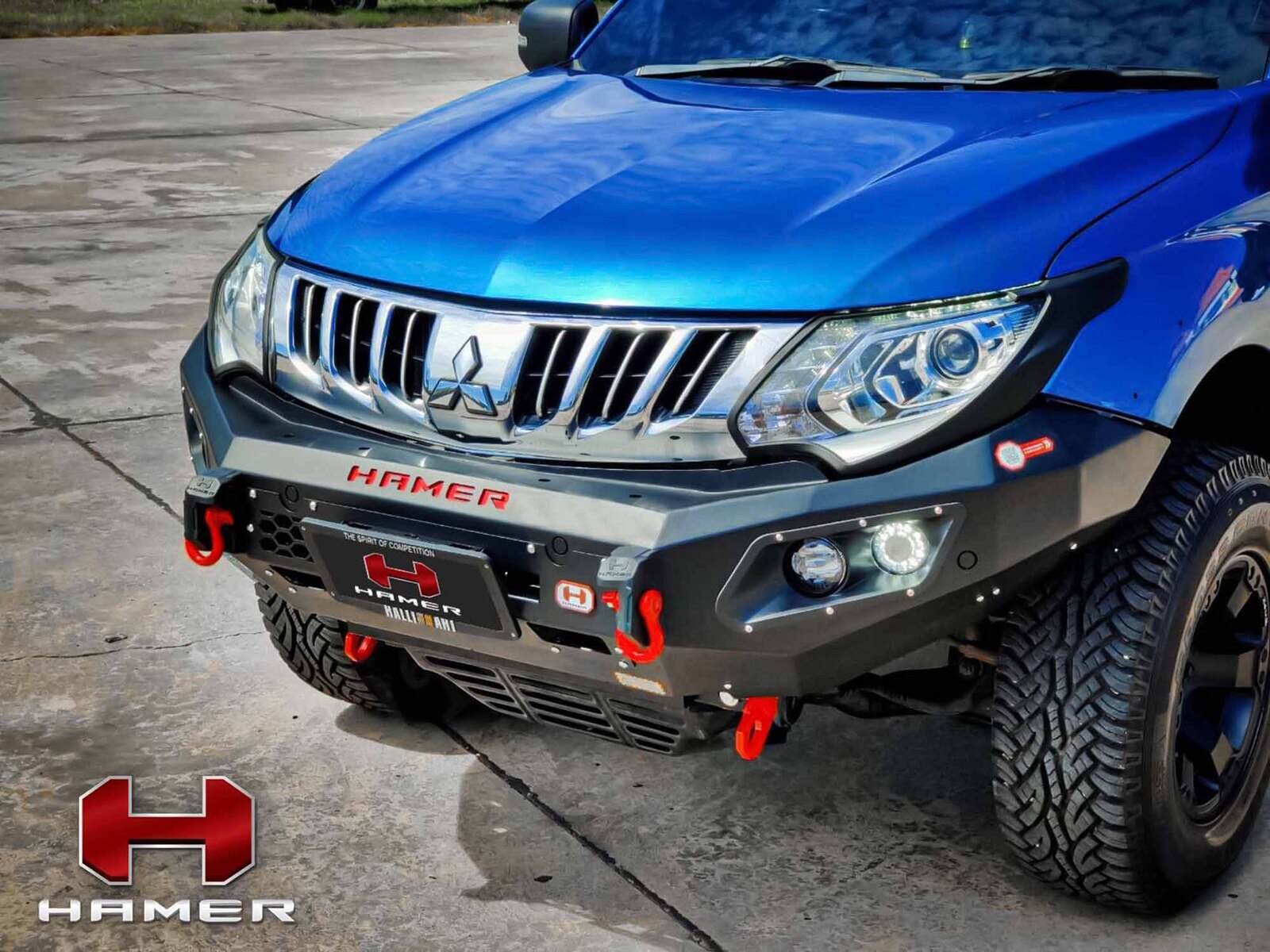 HAMER KING SERIES BULL BAR TO SUIT MITSUBISHI MQ TRITON (2015-2018)
