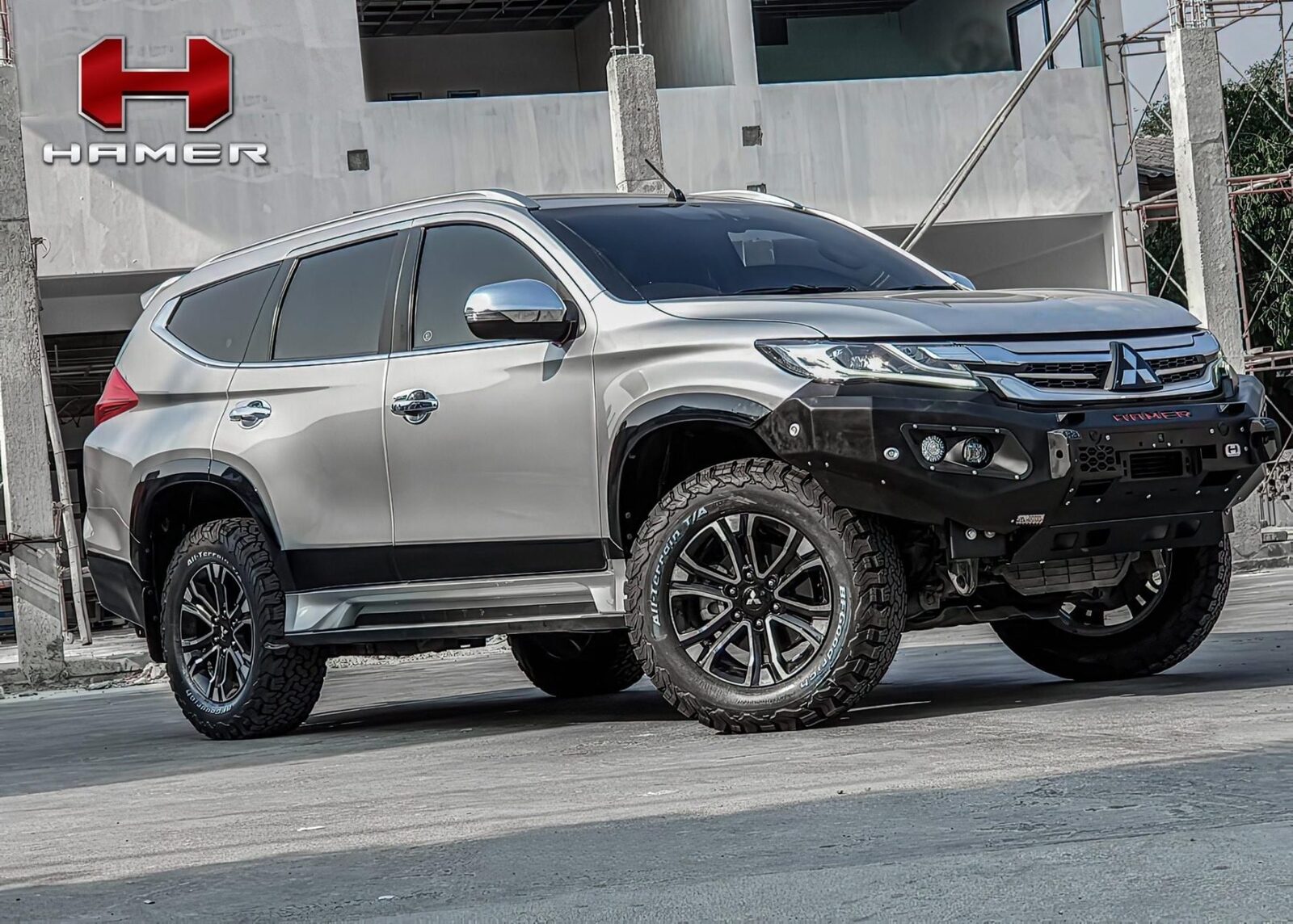 HAMER KING SERIES BULL BAR TO SUIT MITSUBISHI PAJERO SPORT QE (2016-2019)