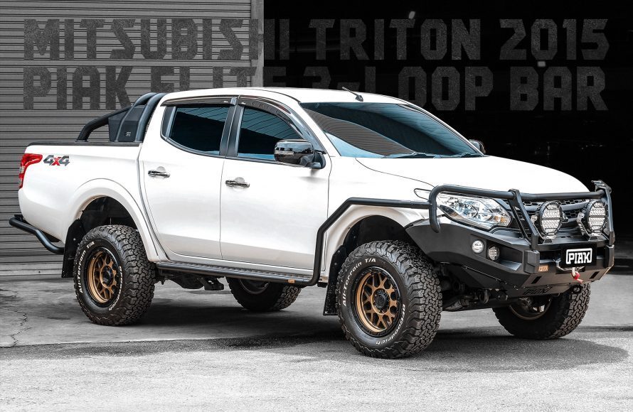 PIAK ELITE POST BAR W/ ORANGE TOW POINTS TO SUIT MITSUBISHI TRITON MQ (01/2015-11/2018)
