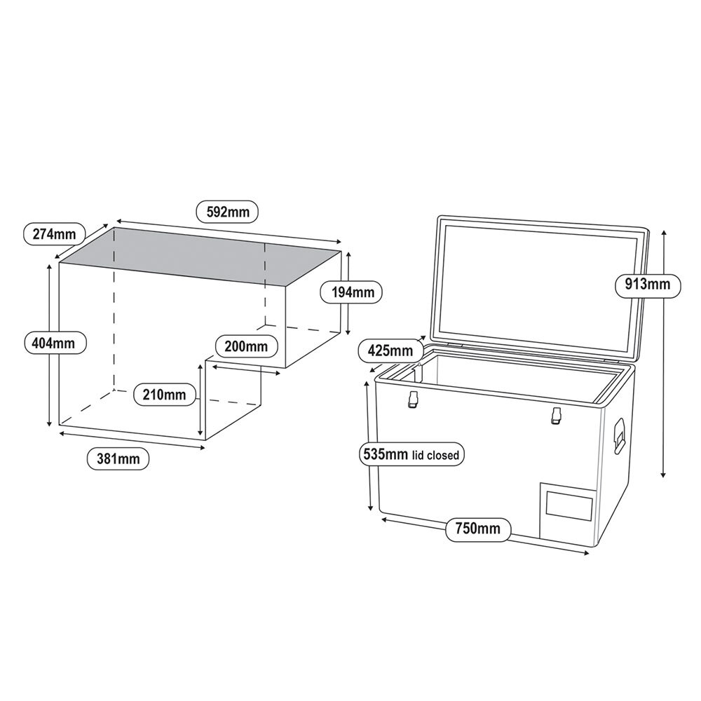 NATIONAL LUNA LEGACY 55L FRIDGE (SINGLE BIN, SINGLE DOOR, SINGLE CONTROL)