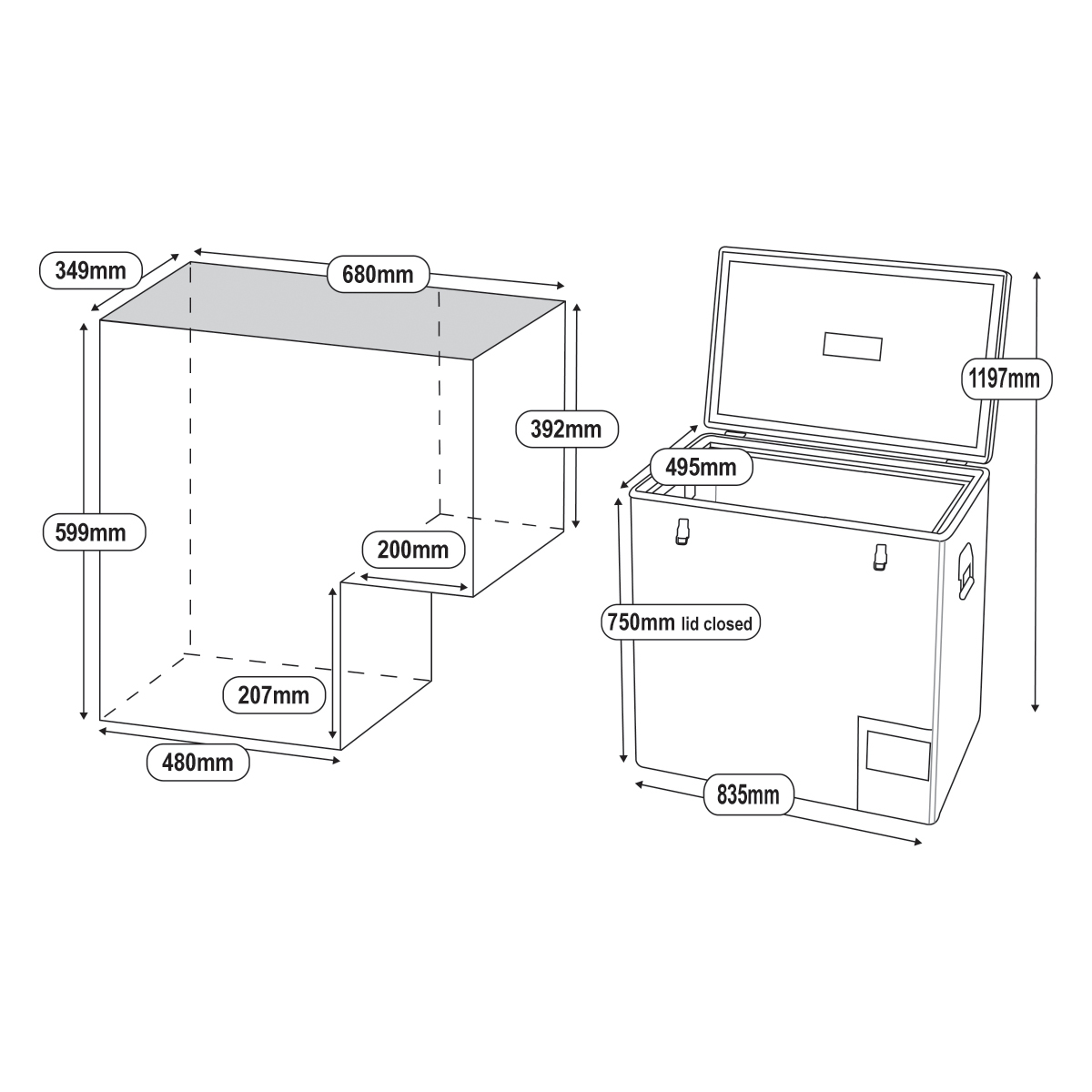 NATIONAL LUNA LEGACY 125 FRIDGE (SINGLE BIN, SINGLE DOOR, SINGLE CONTROL)