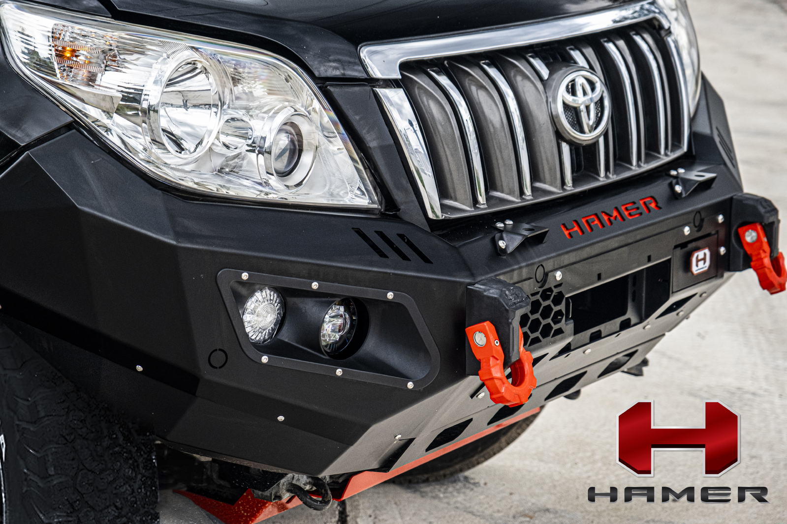 HAMER KING SERIES BULL BAR TO SUIT TOYOTA PRADO 150 SERIES (2009-2013)