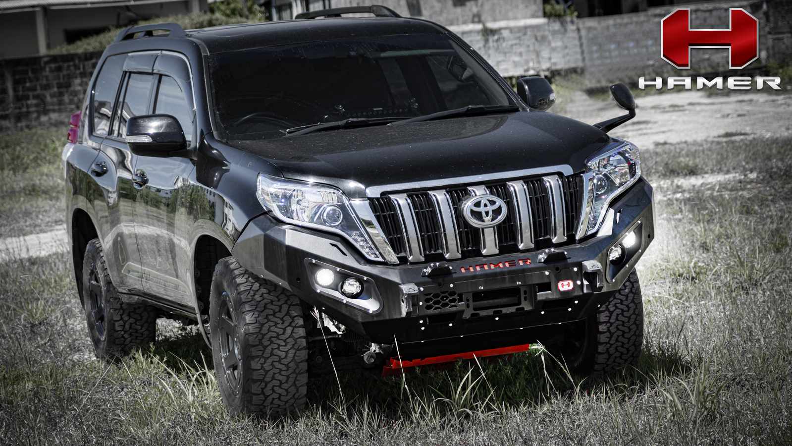 HAMER KING SERIES BULL BAR TO SUIT TOYOTA PRADO 150 SERIES (2014-2017)