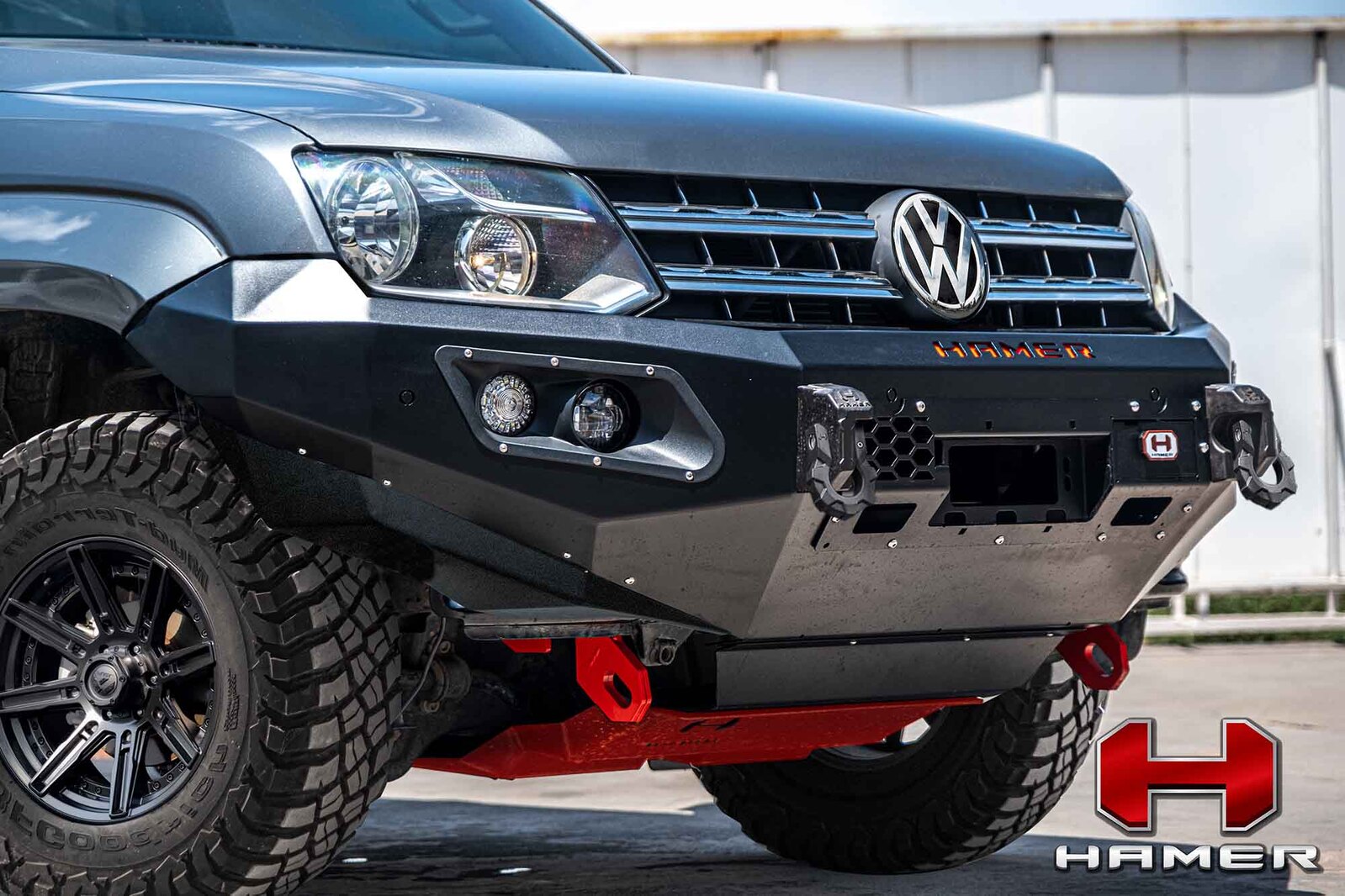 HAMER KING SERIES BULL BAR TO SUIT VOLKSWAGEN AMAROK (2010-ON)