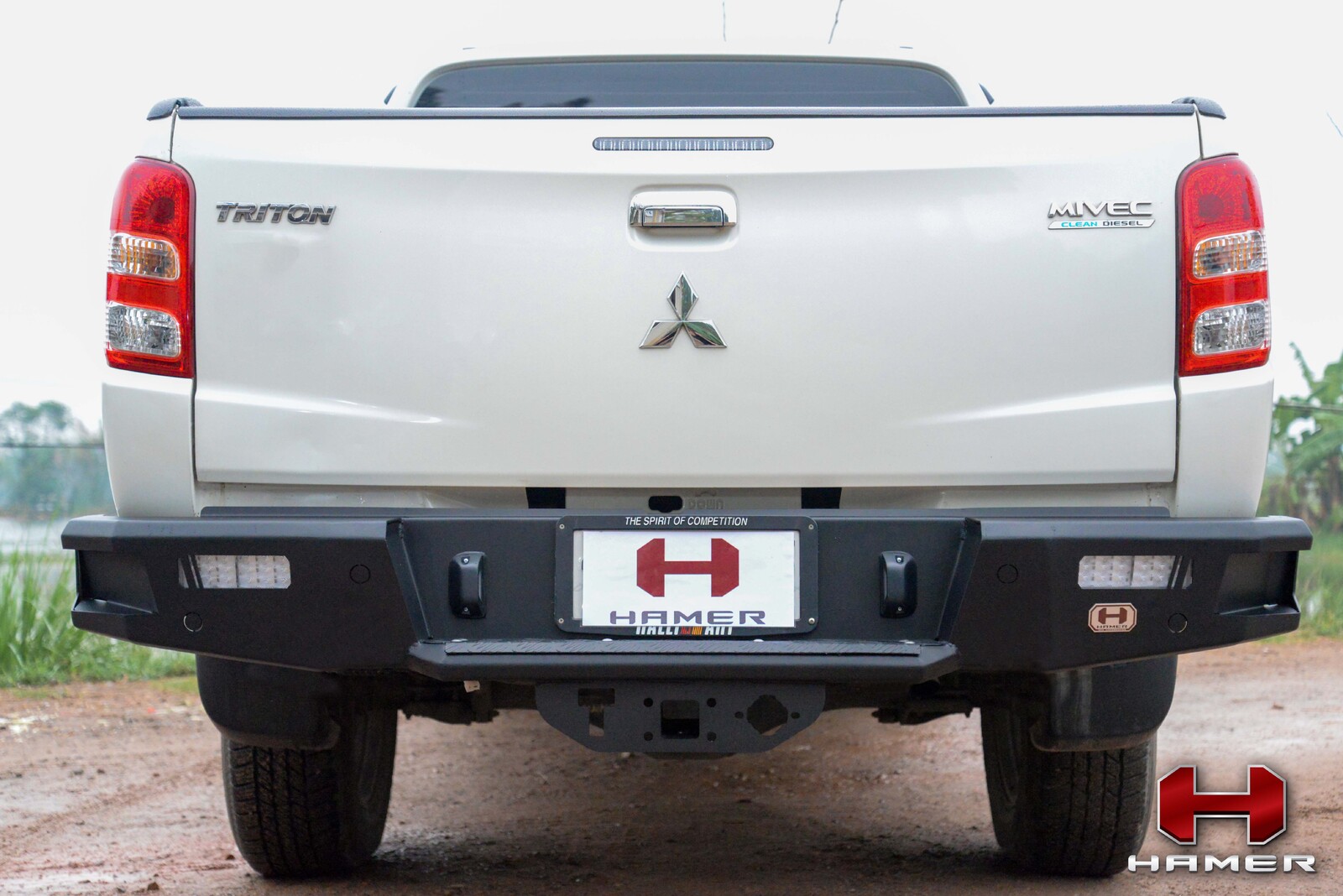 HAMER M SERIES REAR BAR - MITSUBISHI TRITON MQ 2015-2018