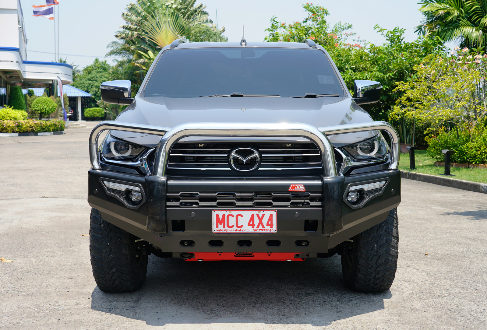 MCC PHEONIX SS TRIPLE LOOP BAR W/UBP & FOGS TO SUIT MAZDA BT50 2021 ON