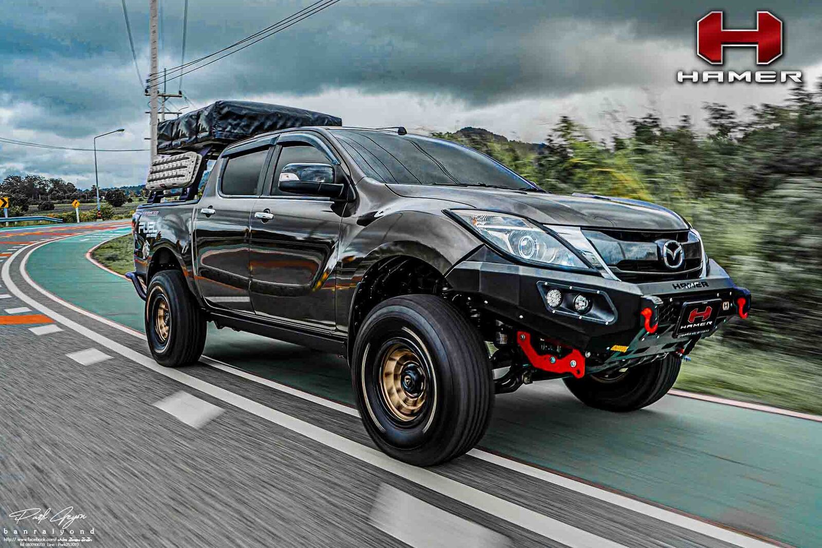 HAMER KING SERIES BULL BAR TO SUIT MAZDA BT-50 (2012-2020)