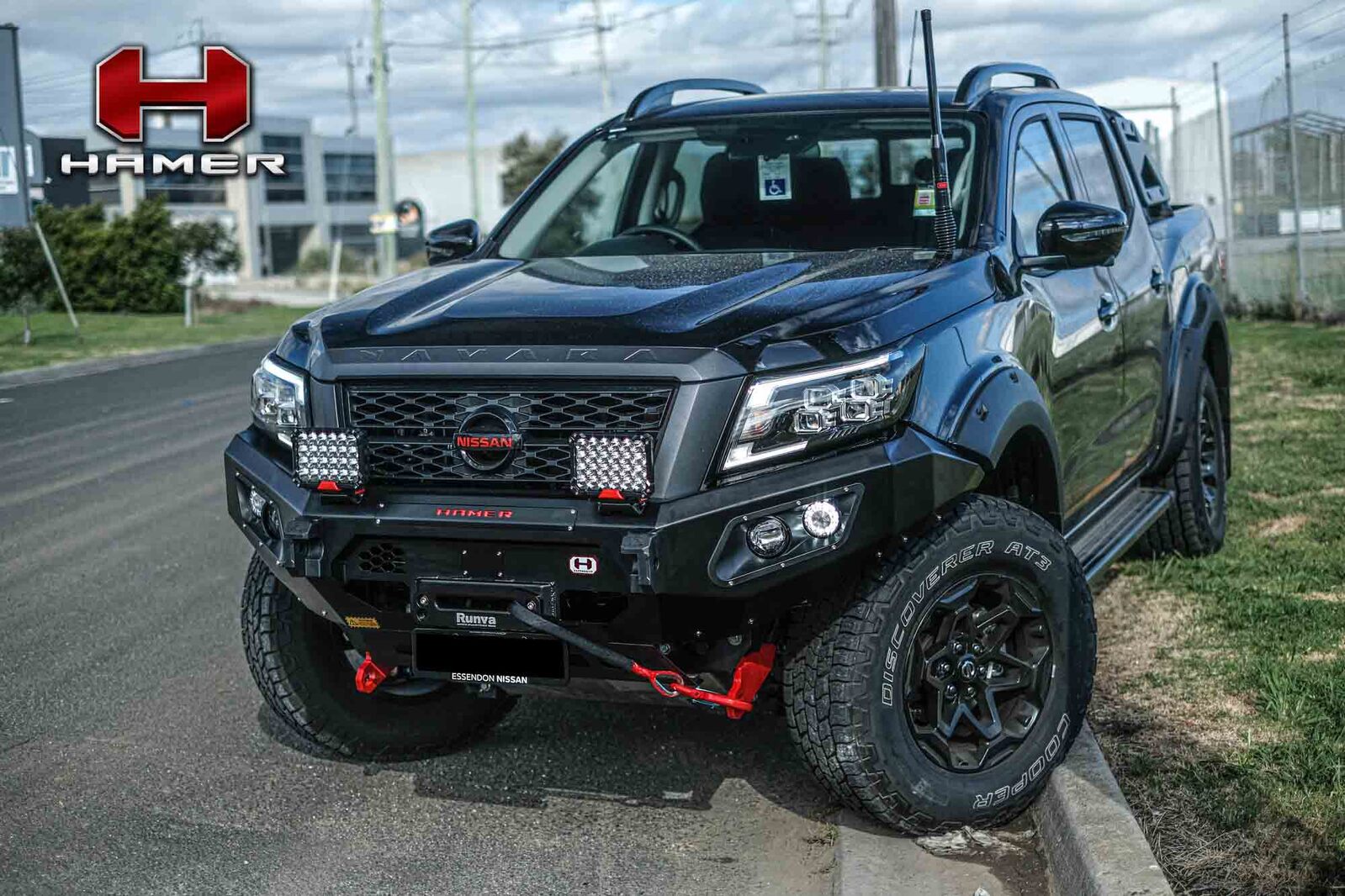 HAMER KING SERIES BULL BAR TO SUIT NISSAN NAVARA (2021-ON)