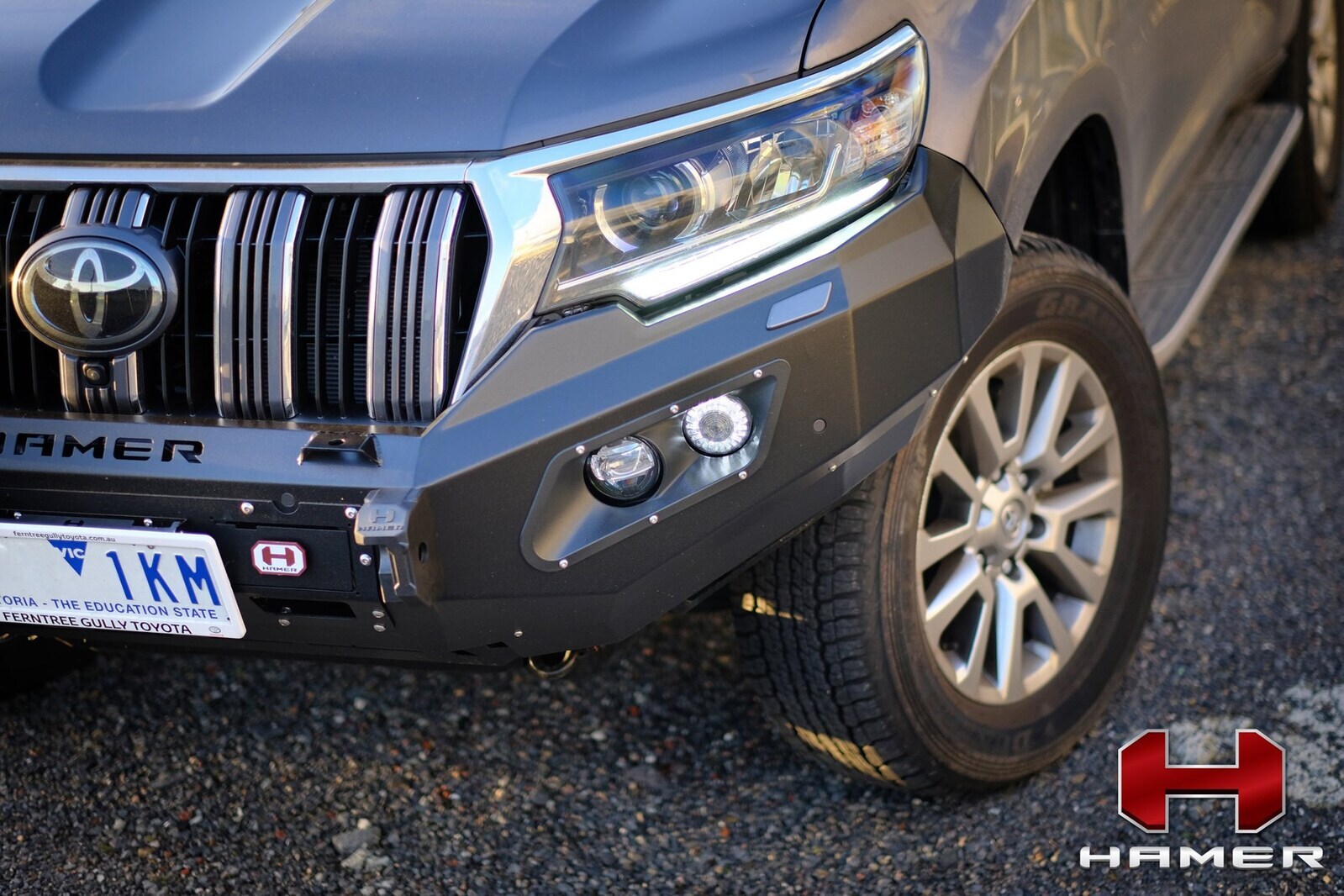HAMER KING SERIES BULL BAR TO SUIT TOYOTA PRADO 150 SERIES (2018-ON)