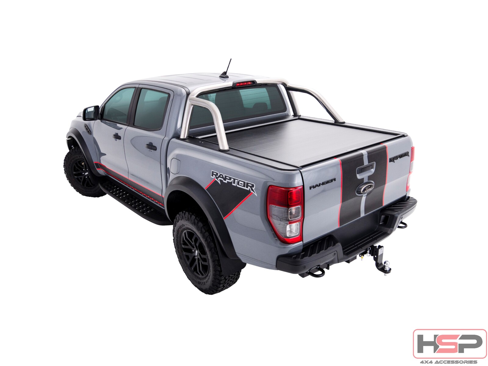 HSP Roll R Cover Series 3 To Suit Ford Ranger PX & PU (2011-2022) with Genuine Sports Bar
