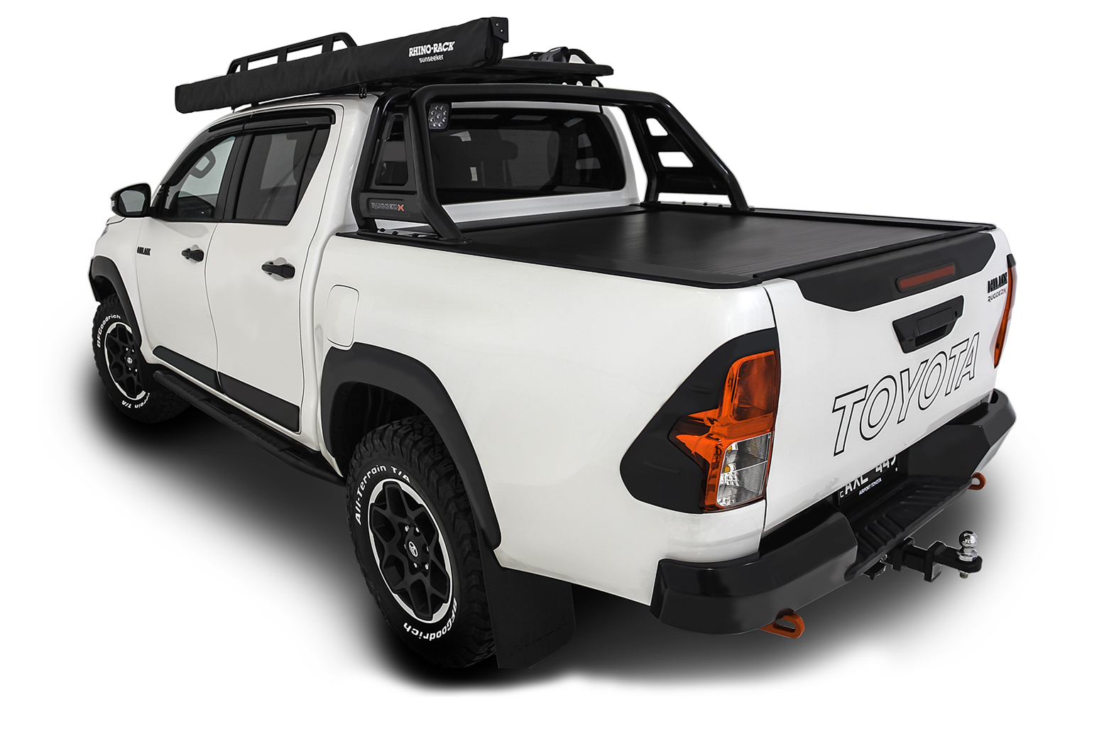 HSP Roll R Cover Series 3 To Suit Toyota Hilux Rogue Rugged X 2018 ON Dual Cab With Genuine A Frame Sports Bar