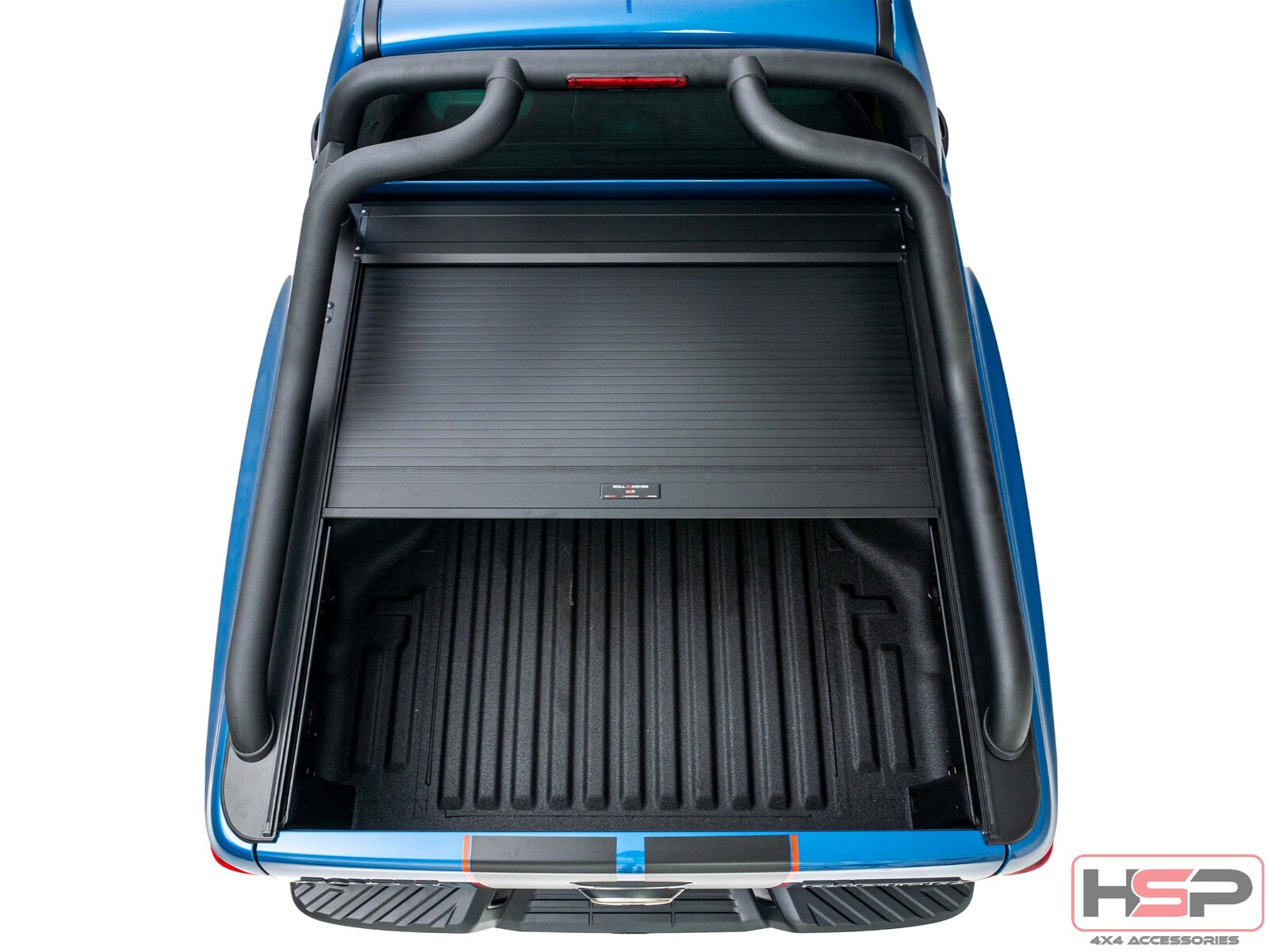 HSP Roll R Cover Series 3 To Suit Ford Ranger & Raptor PX Dual Cab - 2011-2022 with Armour Bar Sports Bar