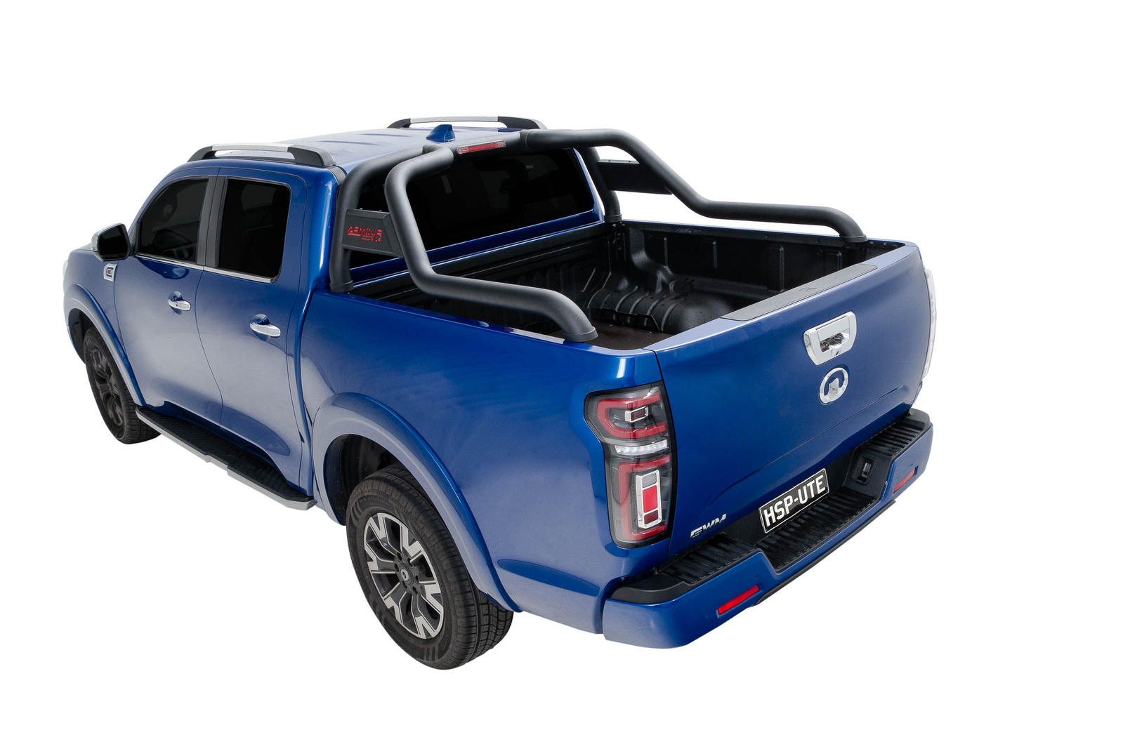 HSP Armour Bar (Black) To Suit Ford Ranger & Raptor PX (2011-2022), GWM Haval Cannon NPW (2020+), LDV T60 SK8C (2018+) (Dual Cab Models Only)