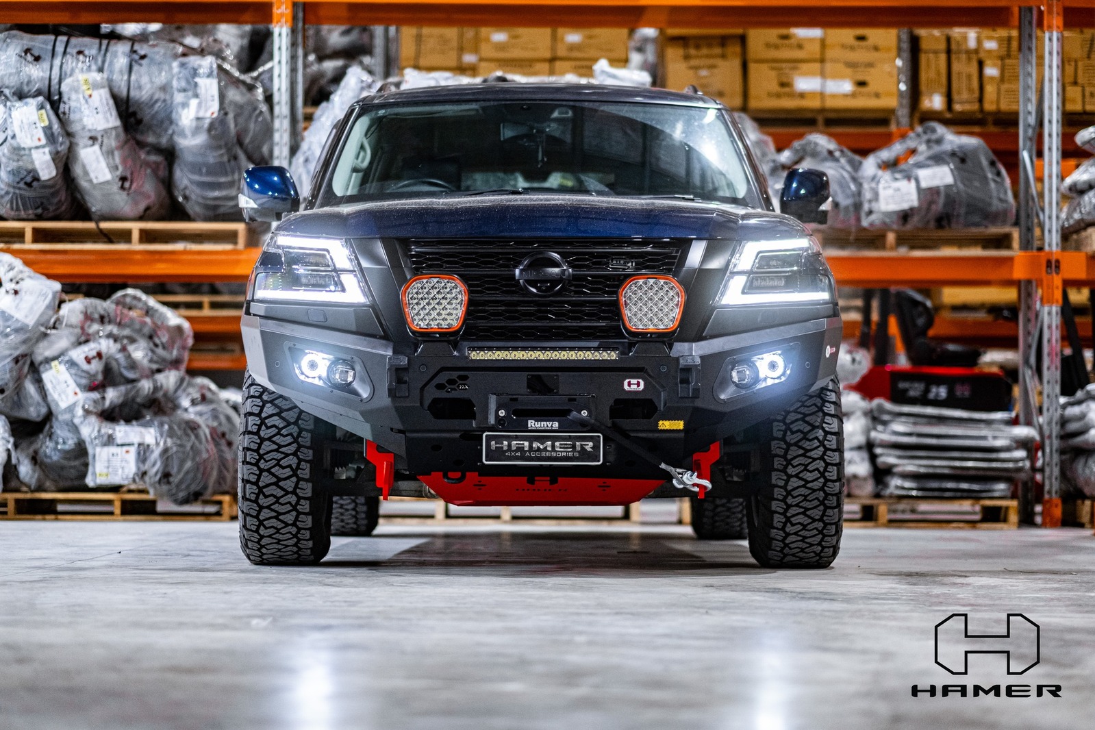 HAMER KING SERIES BULL BAR TO SUIT NISSAN PATROL Y62 SERIES 5 (2020-ON)