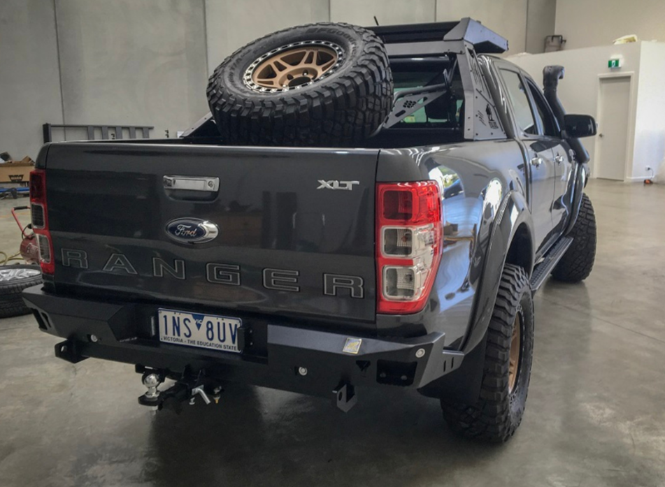 Offroad Animal Rear Bumper & Tow Bar To Suit Ford Ranger & Mazda BT-50 (2011-2020)