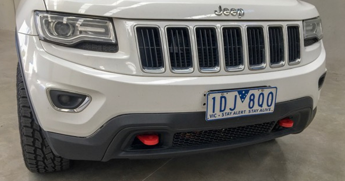 OFFROAD ANIMAL Tow Hooks (Pair) To Suit Jeep Grand Cherokee WK2 (2011-2021)