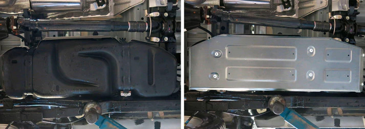 RIVAL ALUMINIUM FUEL TANK UNDERBODY ARMOUR TO SUIT TOYOTA HILUX (2015-ON)