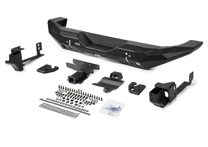 RIVAL ALLOY REAR BUMPER TO SUIT JEEP JL WRANGLER (2018-ON)