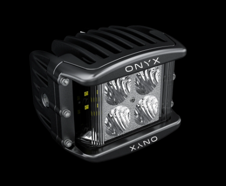 ONYX XEN-W1B 2" LED Side Shooter Work Lights - Flood Beam (Pair)