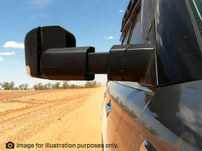 MSA Towing Mirrors (Electric, Chrome) To Suit Toyota Land Cruiser 100 Series (1998-2007)