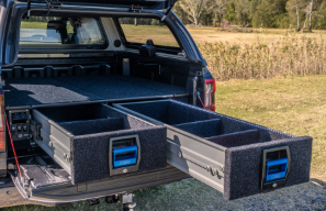 MSA 4X4 1365 x 1365 DUAL STORAGE DRAWERS TO SUIT FORD RANGER (07/2022-ON)