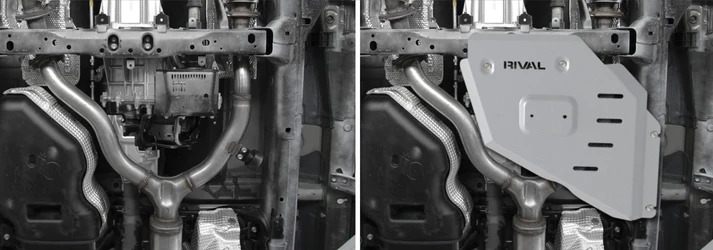 RIVAL ALUMINIUM TRANSFER CASE UNDERBODY ARMOUR TO SUIT TOYOTA LAND CRUISER 300 SERIES (2021-ON)