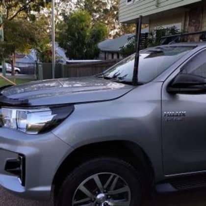 GMF 4X4 UHF ANTENNA BONNET BRACKET (DRIVER SIDE) TO SUIT N80 HILUX (2015-ON) & FORTUNER (2015-2021)