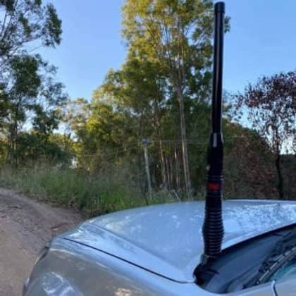 GMF 4X4 UHF ANTENNA BONNET BRACKET (DRIVER SIDE) TO SUIT ISUZU D-MAX (2012-2020) & MU-X (2012-2021)