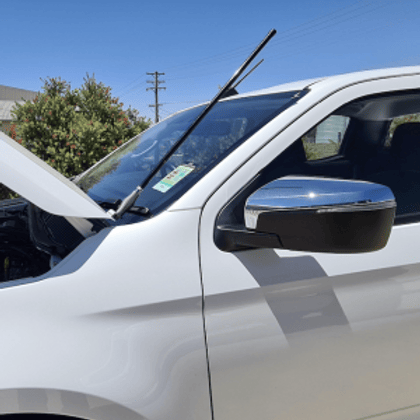 GMF 4X4 UHF ANTENNA BONNET BRACKET (DRIVER SIDE) TO SUIT ISUZU D-MAX (2021-ON) & MU-X (2022-ON)