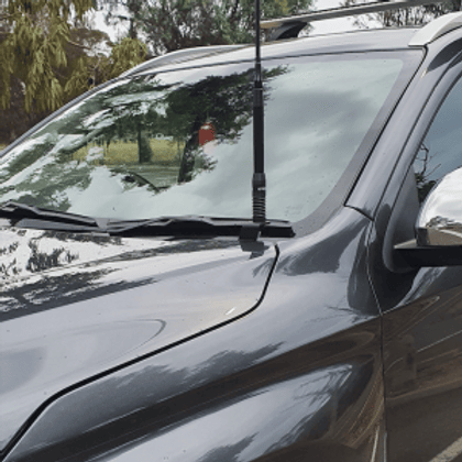 GMF 4X4 UHF ANTENNA BONNET BRACKET (DRIVER SIDE) TO SUIT QF PAJERO SPORT (2020-ON)