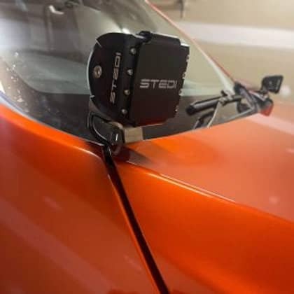 GMF 4X4 LED LIGHT BONNET MOUNT BRACKETS (PAIR) TO SUIT ISUZU D-MAX (2021-ON)