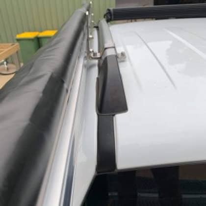 GMF 4X4 ROOF RAIL AWNING BRACKETS (PAIR) TO SUIT FORD RANGER (2011-2022)