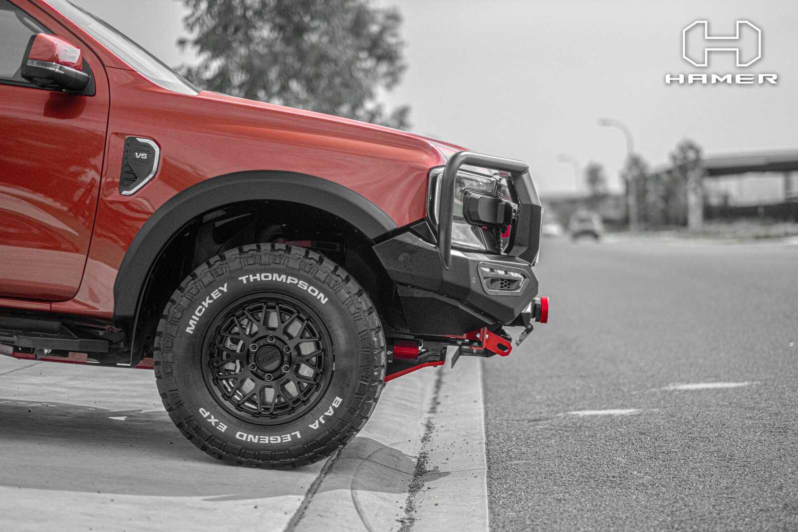 HAMER ATLAS SERIES PLUS BULL BAR TO SUIT FORD RANGER & EVEREST (FENDERS) (2022-ON)