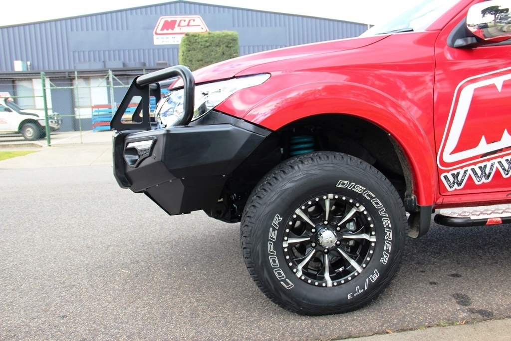 MCC PHOENIX BAR A FRAME BULLBAR W/ FOGS AND PLATES TO SUIT MITSUBSHI TRITON MQ 08/2015-2018