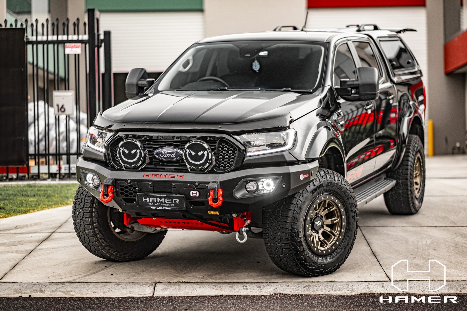 HAMER KING SERIES BULL BAR TO SUIT FORD RANGER PX2 & PX3 (2015-2021)