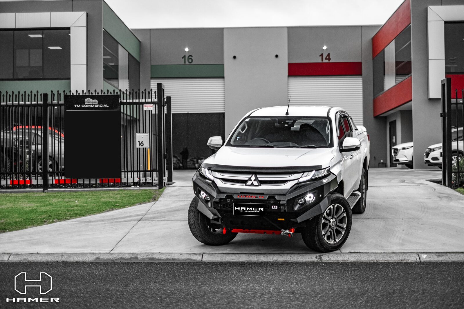 HAMER KING SERIES BULL BAR TO SUIT MITSUBISHI TRITON MR (2018-ON)